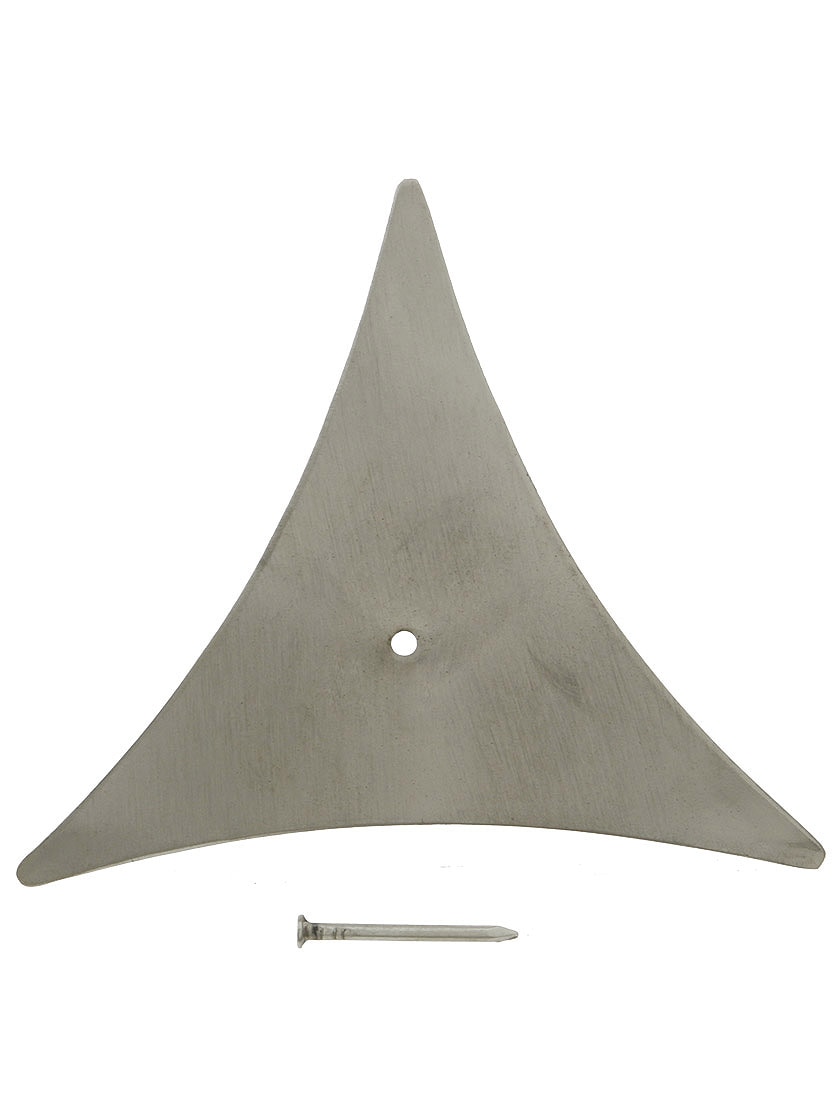 Plain Brass Dust Corner With Choice of Finish House of Antique Hardware